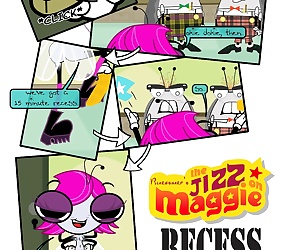 histórias em quadrinhos o buzz no Maggie, group 