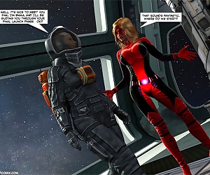histórias em quadrinhos hipcomix o Cor-de-rosa avenger! galaxy.., bondage , big boobs 