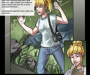 komiksy Powrót z w Aligator Dziewczyna, transformation 