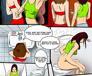 comics La nuit Club toilettes