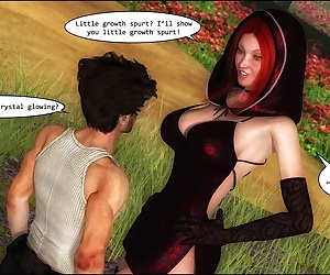 histórias em quadrinhos Não Então, pouco vermelho equitação capa parte 2, femdom , muscle 