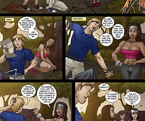 histórias em quadrinhos acampamento e crescer 2, threesome , muscle 