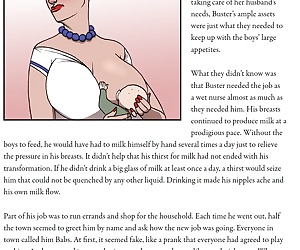 コミック の milkman 部分 3, lactation , gender bending 