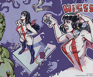  comics Vampirella In Swamp Whomp, rape , vampire 