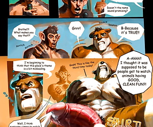english comics Jungle Dream Park comics and characters, yaoi , muscle 