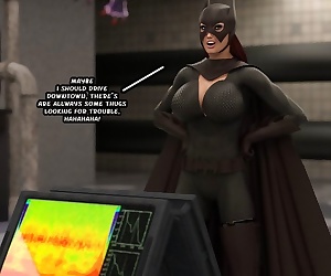  comics Captured Heroines- The Bat, hardcore  monster