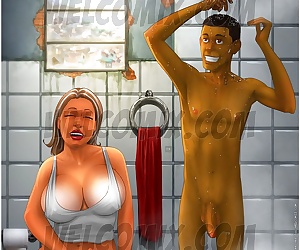  comics Brazilian Slumdogs 2- Sharing Bathroom, blowjob , incest 