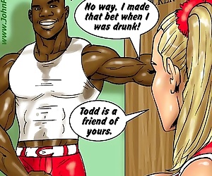  comics 2 Hot Blondes Bet On Big Black Cocks, anal  blowjob