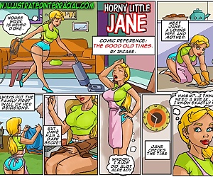  comics Illustrated interracial- Horny Little.., blowjob , group  big-cock