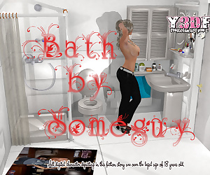  comics Y3DF- Bath, incest , 3d 