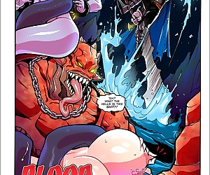 комиксы Кровь в В воды Мана Мир, monster , hardcore 