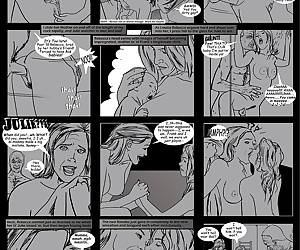  comics All In - part 2, threesome  rape