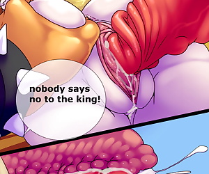 english comics The Gift, princess peach , bowser , rape , monster  big-breasts
